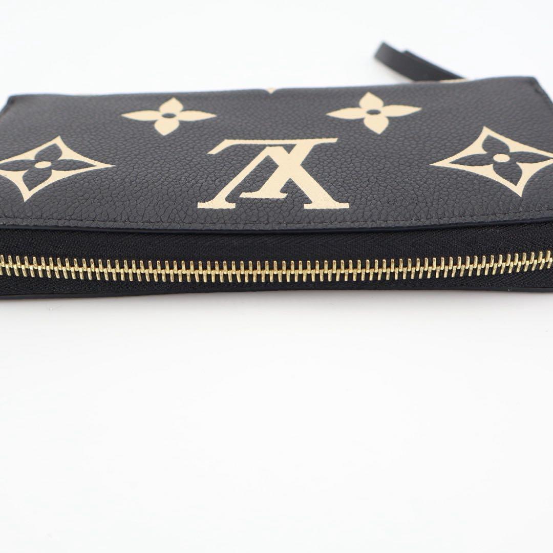 ルイヴィトン LOUIS VUITTON バイカラー モノグラム アンプラント ジッピー ウォレット レデ