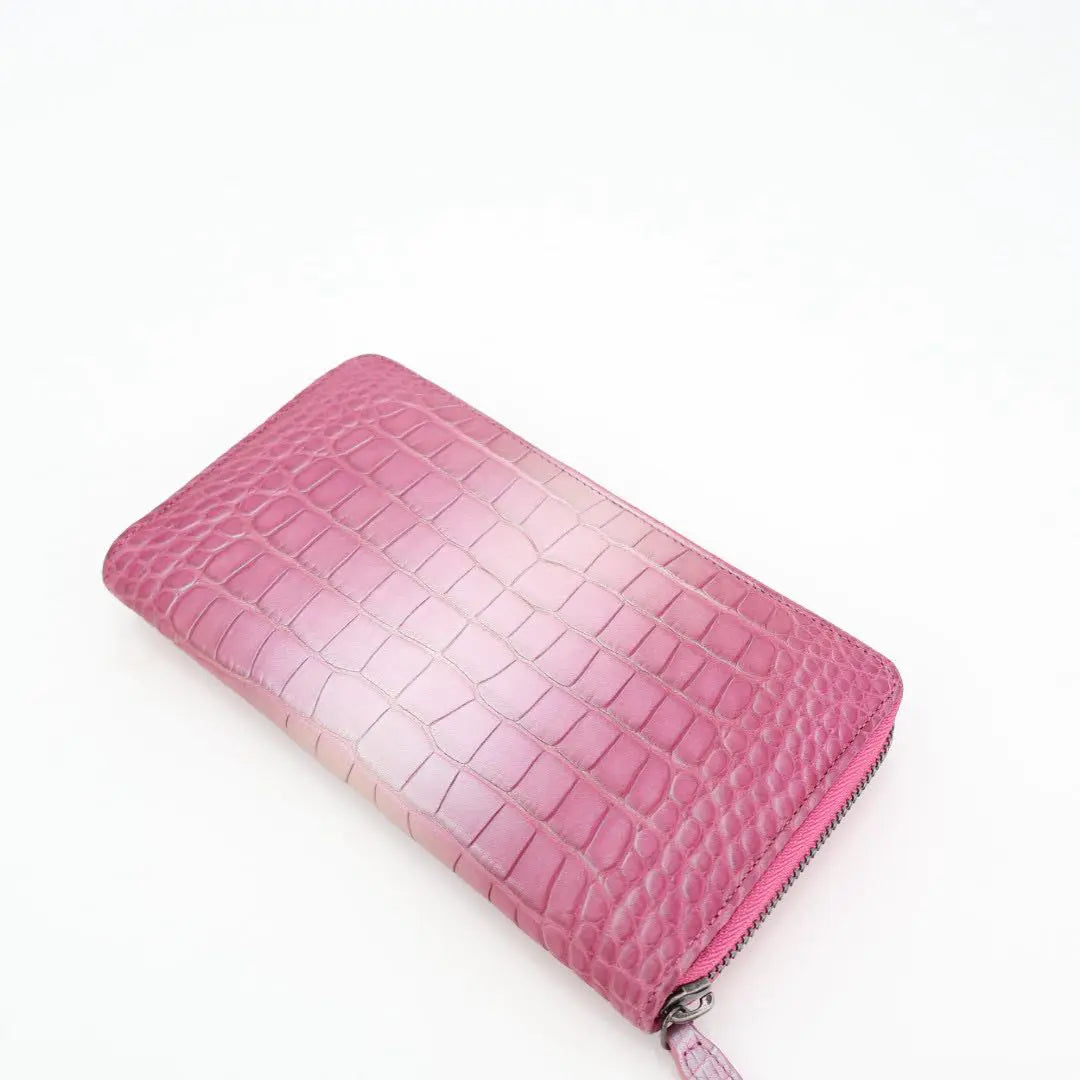 シャネル CHANEL 長財布 ココマーク エキゾチック アリゲーターマット ロングジップウォレット 美品