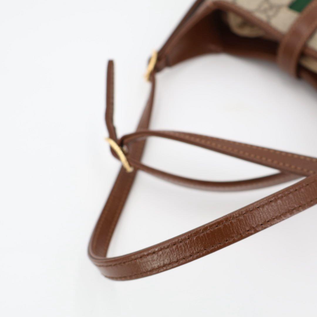 グッチ GUCCI ジャッキー1961 ミニバッグ ベージュ×ブラウン GGスプリームキャンバス×レザー 637092