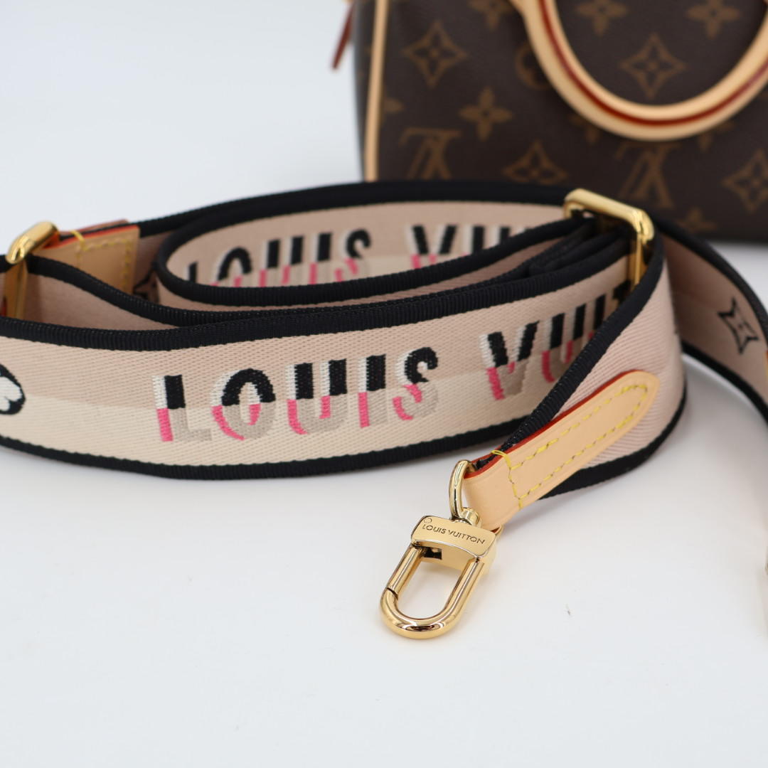 ルイ ヴィトン LOUIS VUITTON スピーディ バンドリエール 20 モノグラム レザー ブラック 2WAYバッグ ルイヴィトン ショルダーバッグ ルイヴィトン ハンドバッグ レディース スピーディ20 ミニバッグ ブランド 美品