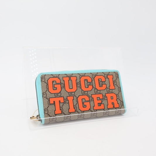 GUCCI グッチ『グッチタイガー GGスプリーム ジップアラウンドウォレット』673003 メンズ レディース ラウンドファスナー長財布