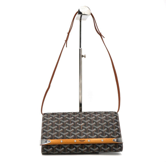 ゴヤール GOYARD モンテカルロPM ショルダーバッグ クラッチバッグ ブラウン