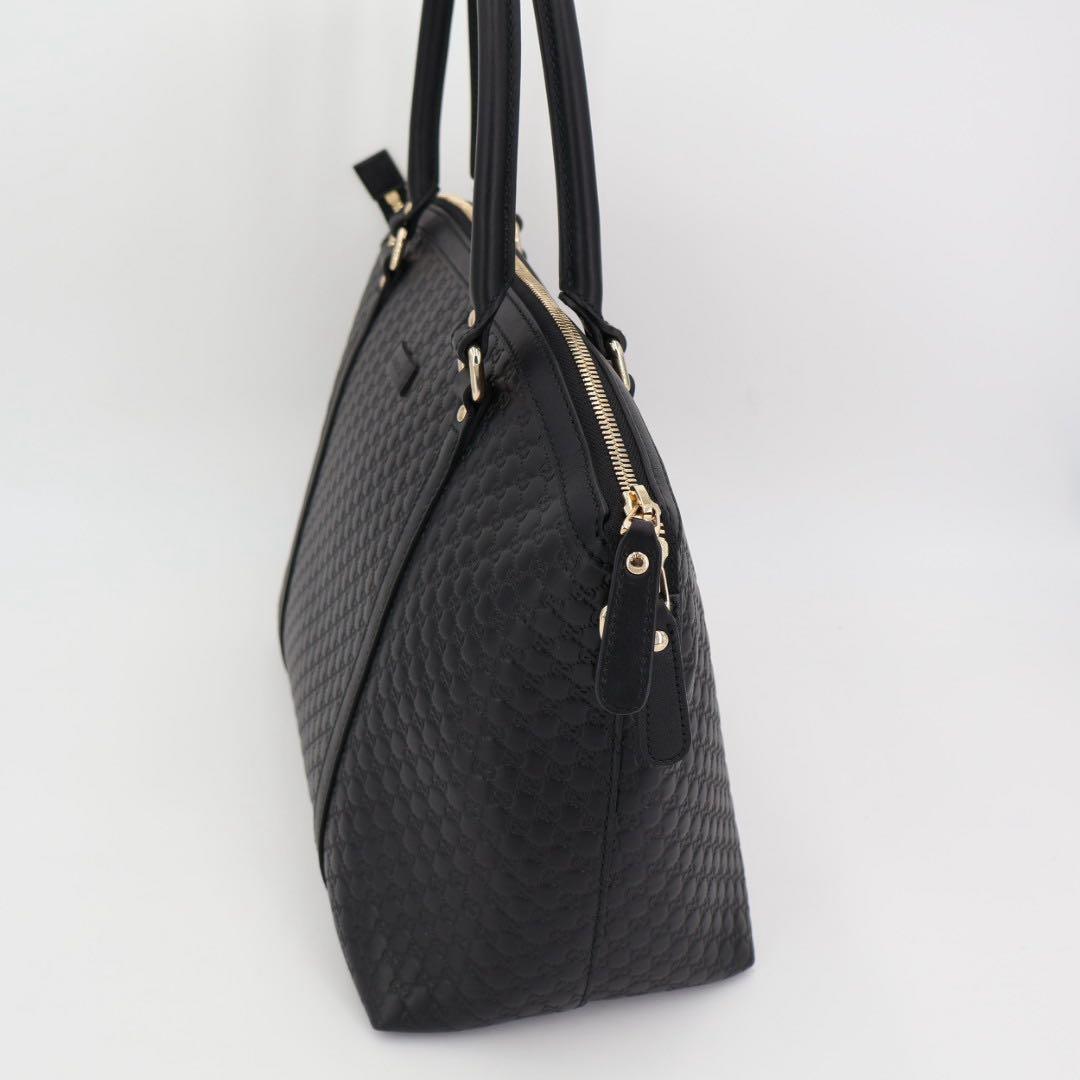 グッチ GUCCI ハンドバッグ ショルダーバッグ ショルダーバッグ マイクログッチシマ ネイビー 449657 レザー 2WAY