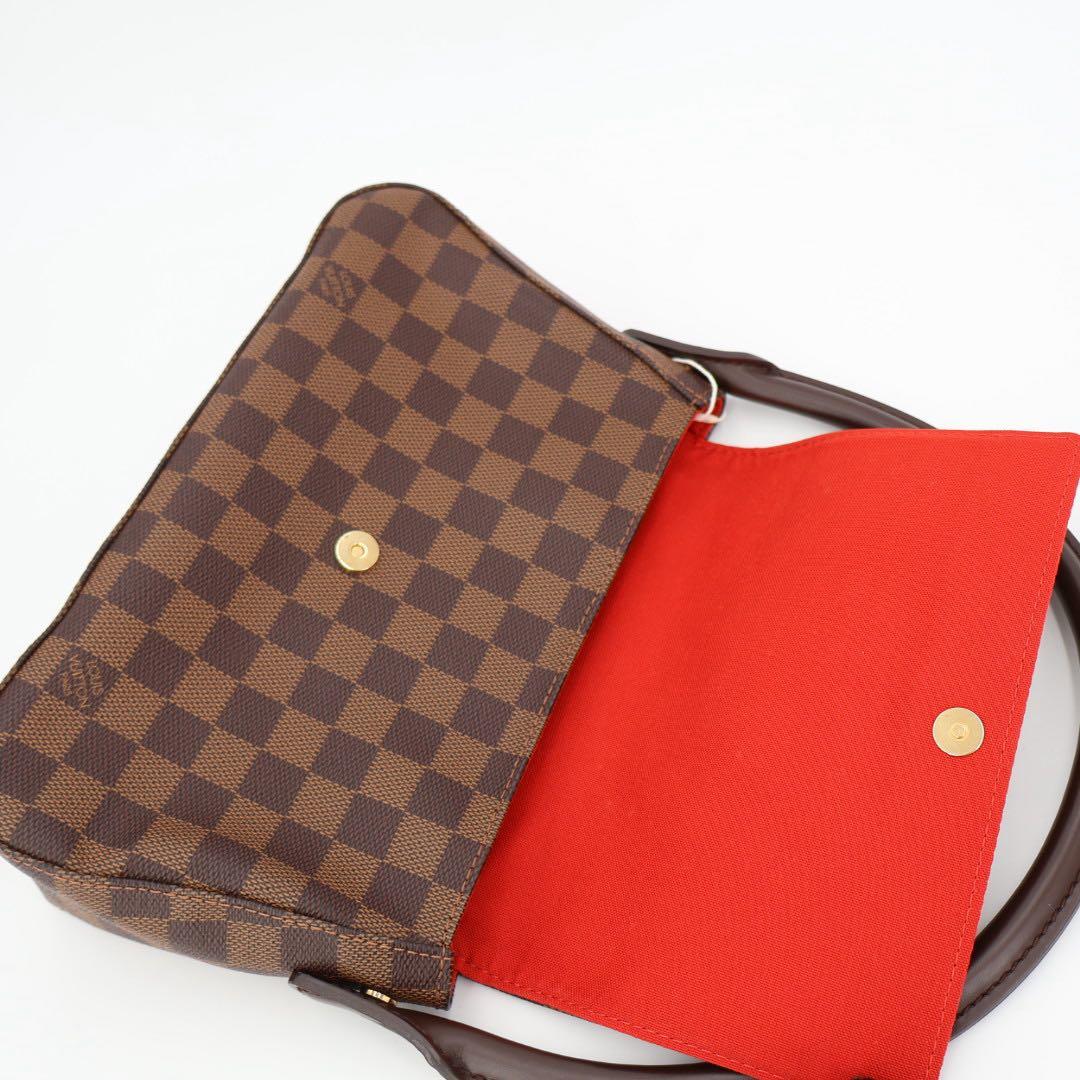 ルイヴィトン LOUIS VUITTON ダミエ・ジェアン ミニルーピング ハンドバッグ N51147