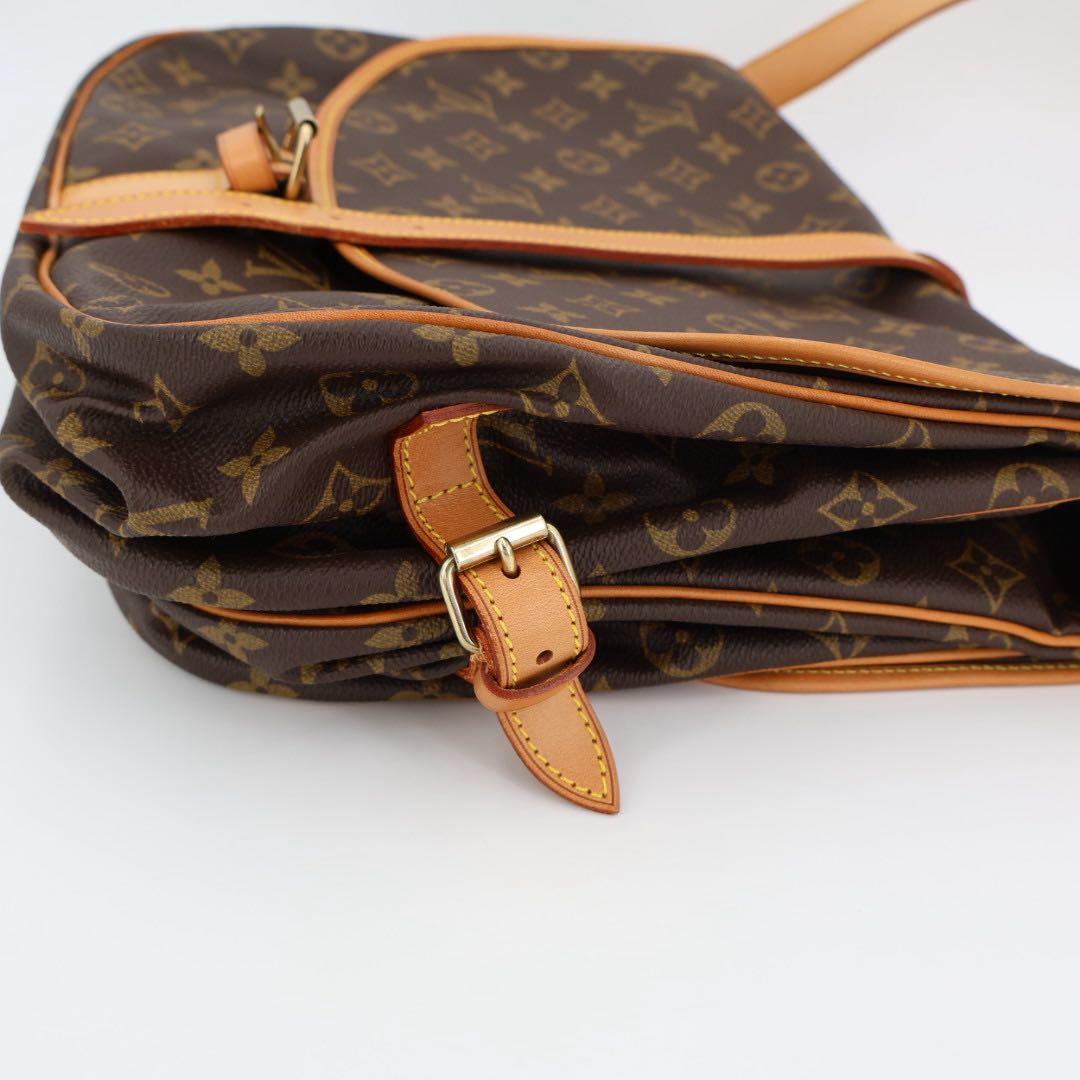 ルイヴィトン LOUIS VUITTON モノグラム ソミュール35 斜め掛け ショルダーバッグ
