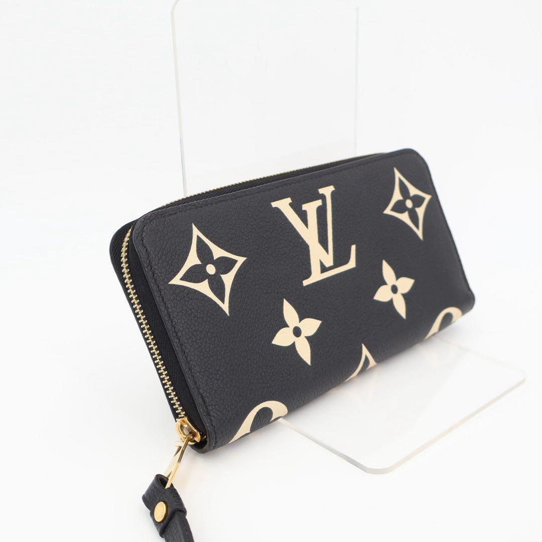 ルイヴィトン LOUIS VUITTON バイカラー モノグラム アンプラント ジッピー ウォレット レデ