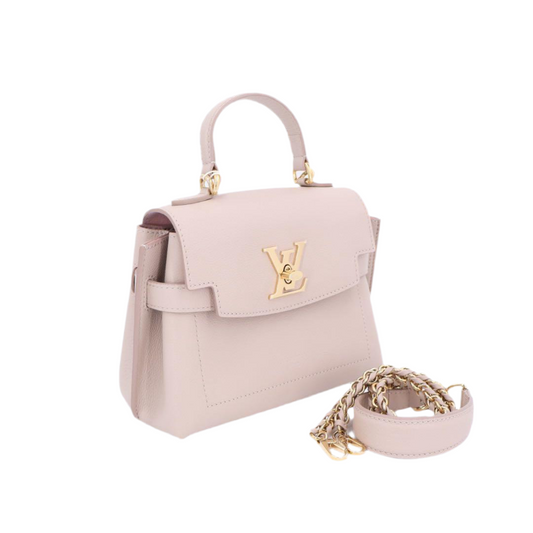 ルイヴィトン LOUIS VUITTON ハンドバッグ Louis Vuitton ロックミー・エヴァー ミニバッグ M21052レディース グレージュ 美品