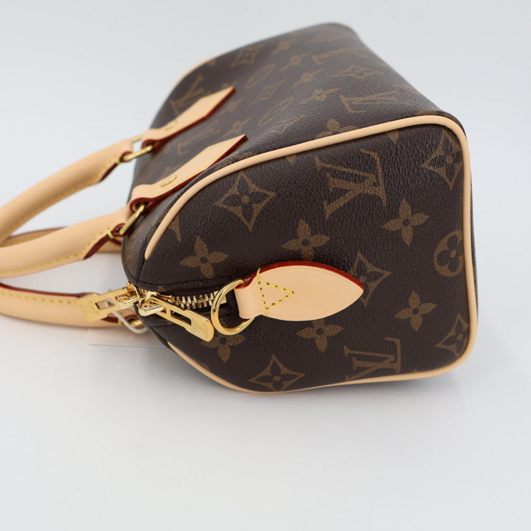 ルイ ヴィトン LOUIS VUITTON スピーディ バンドリエール 20 モノグラム レザー ブラック 2WAYバッグ ルイヴィトン ショルダーバッグ ルイヴィトン ハンドバッグ レディース スピーディ20 ミニバッグ ブランド 美品