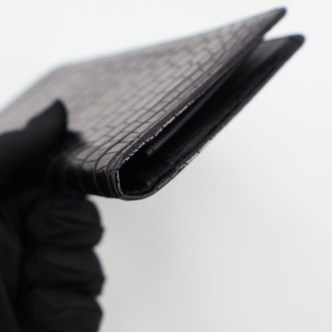 ルイヴィトン LOUIS VUITTON 黒のクロコダイルレザー長財布