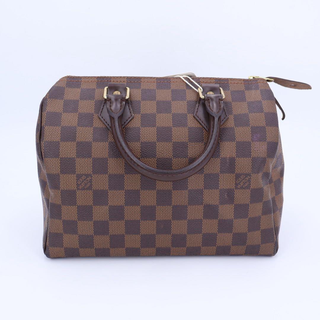 ルイ ヴィトン LOUIS VUITTON ダミエ スピーディ 30 ハンド バッグ エベヌ N41531 ブラウン ゴールド 金具 Speedy 25