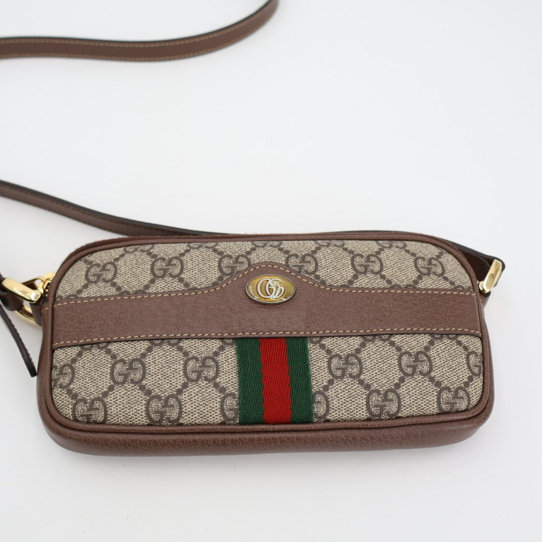 グッチ GUCCI 斜め掛け ショルダーバッグ レディース ブランド GUCCI オフィディア ショルダーバッグ 598664 ベージュ バッグ 美品