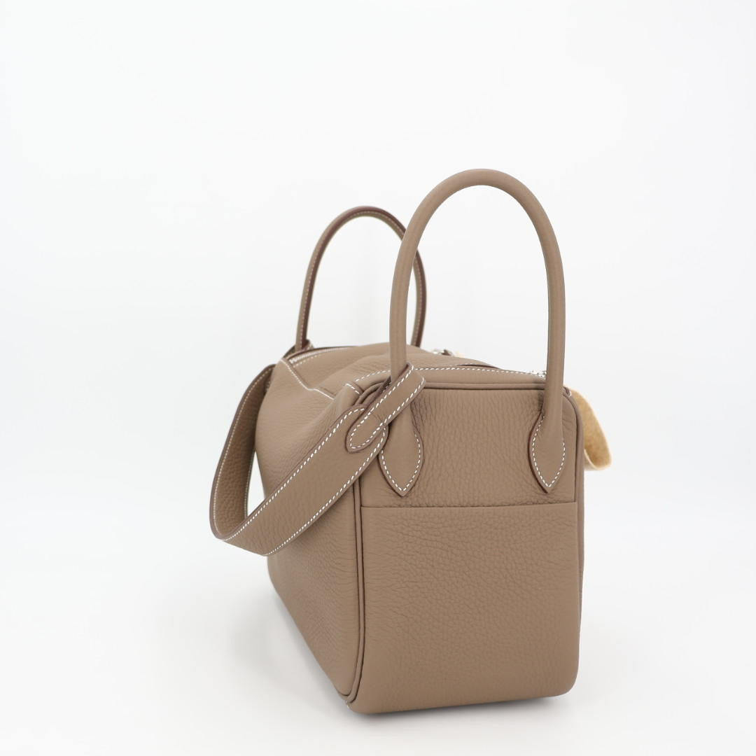 エルメス HERMES リンディ 26 エトゥープ トリヨンクレマンス シルバー金具