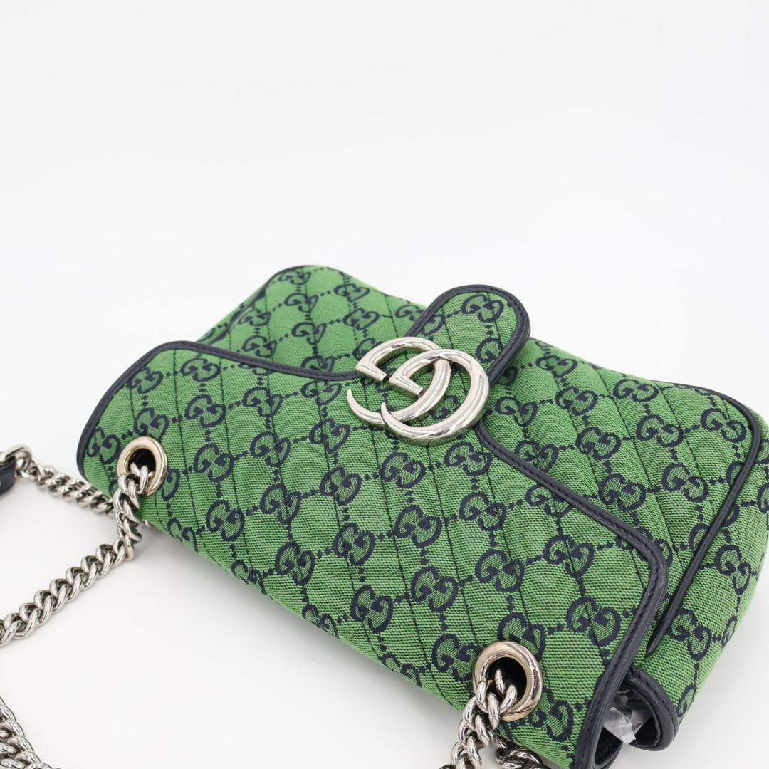 グッチ GUCCI グッチ GGマーモント マルチカラー スモール ショルダーバッグ