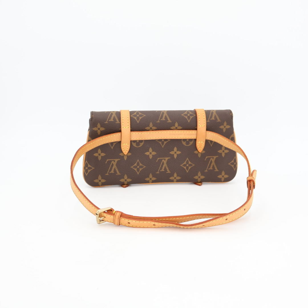 Louis Vuitton ルイヴィトン ポシェット・マレル M51159 ウエストポーチ ウエストバッグ ボディバッグ モノグラム キャンバス ブラウン