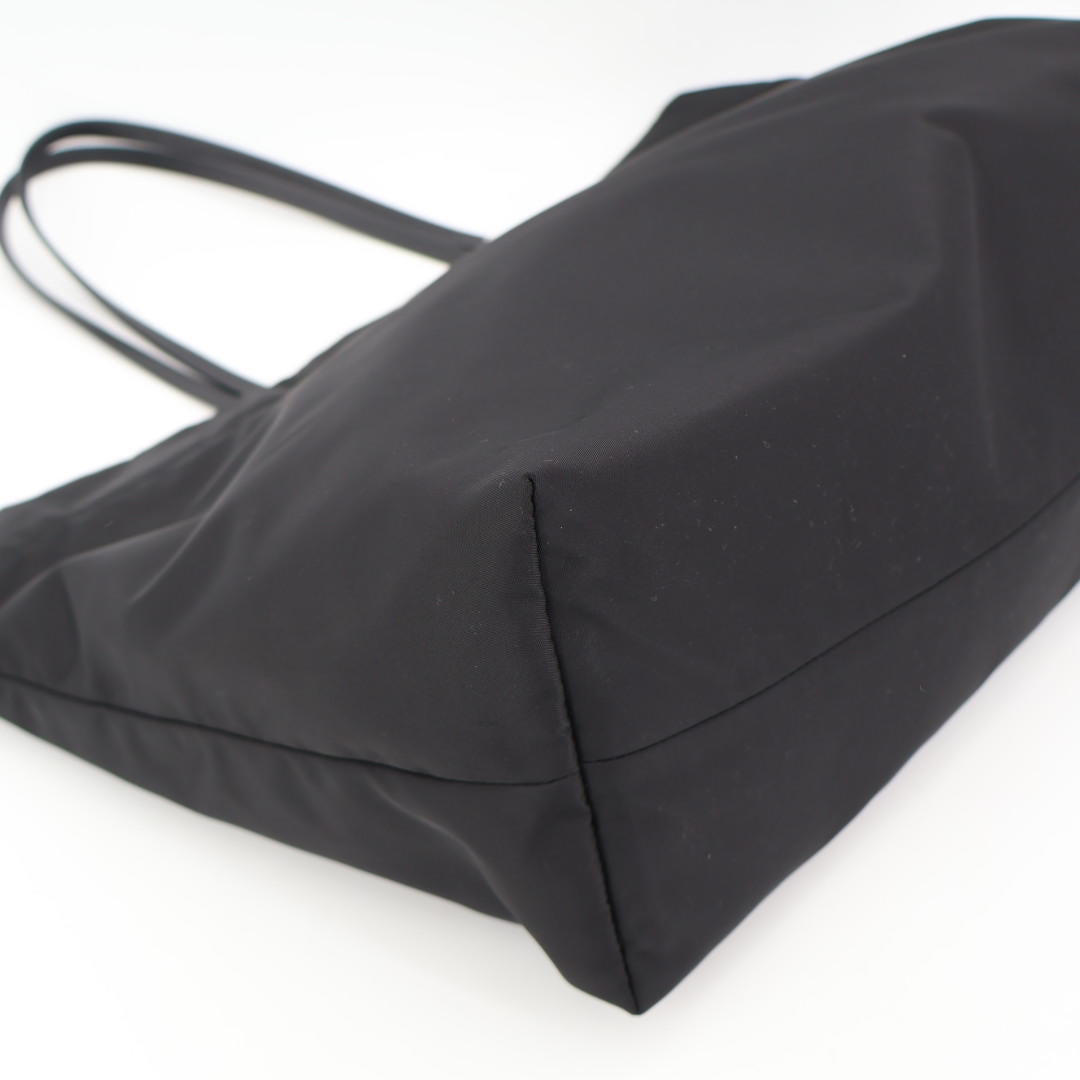 プラダ PRADA トートバッグ 1BG107 ブラック ナイロン レザー