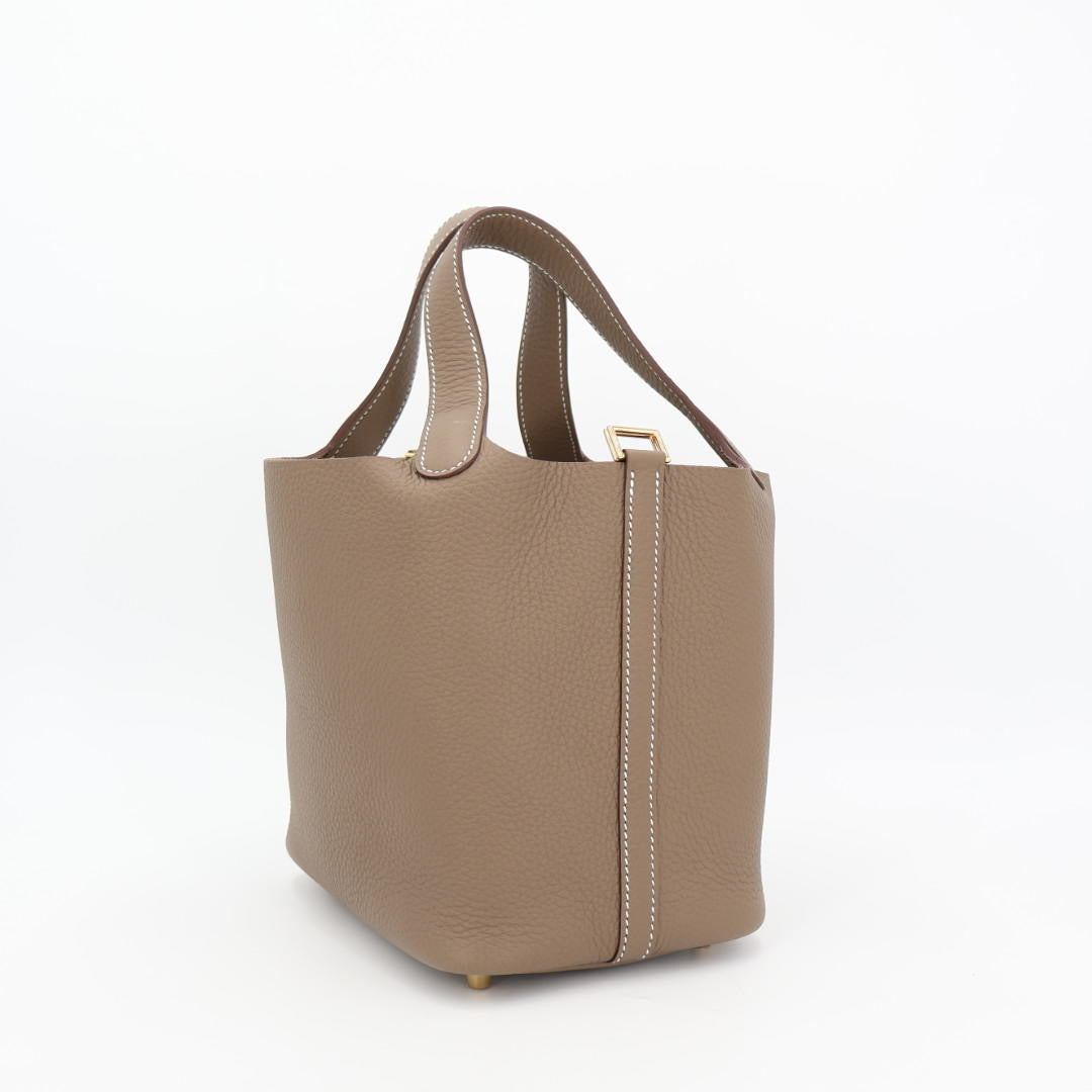 エルメス HERMES ﾋﾟｺﾀﾝﾛｯｸPM ﾄﾘﾖﾝｸﾚﾏﾝｽ G金具 W刻 ｴﾄｩｰﾌﾟ
