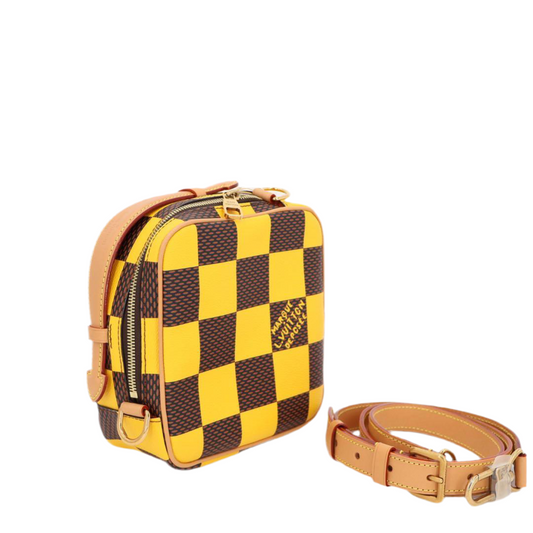 ルイヴィトン LOUIS VUITTON ショルダーバッグ ダミエ・ポップキャンバス チェス・メッセンジャー N40562 LOUIS VUITTON ハンドバッグ 美品