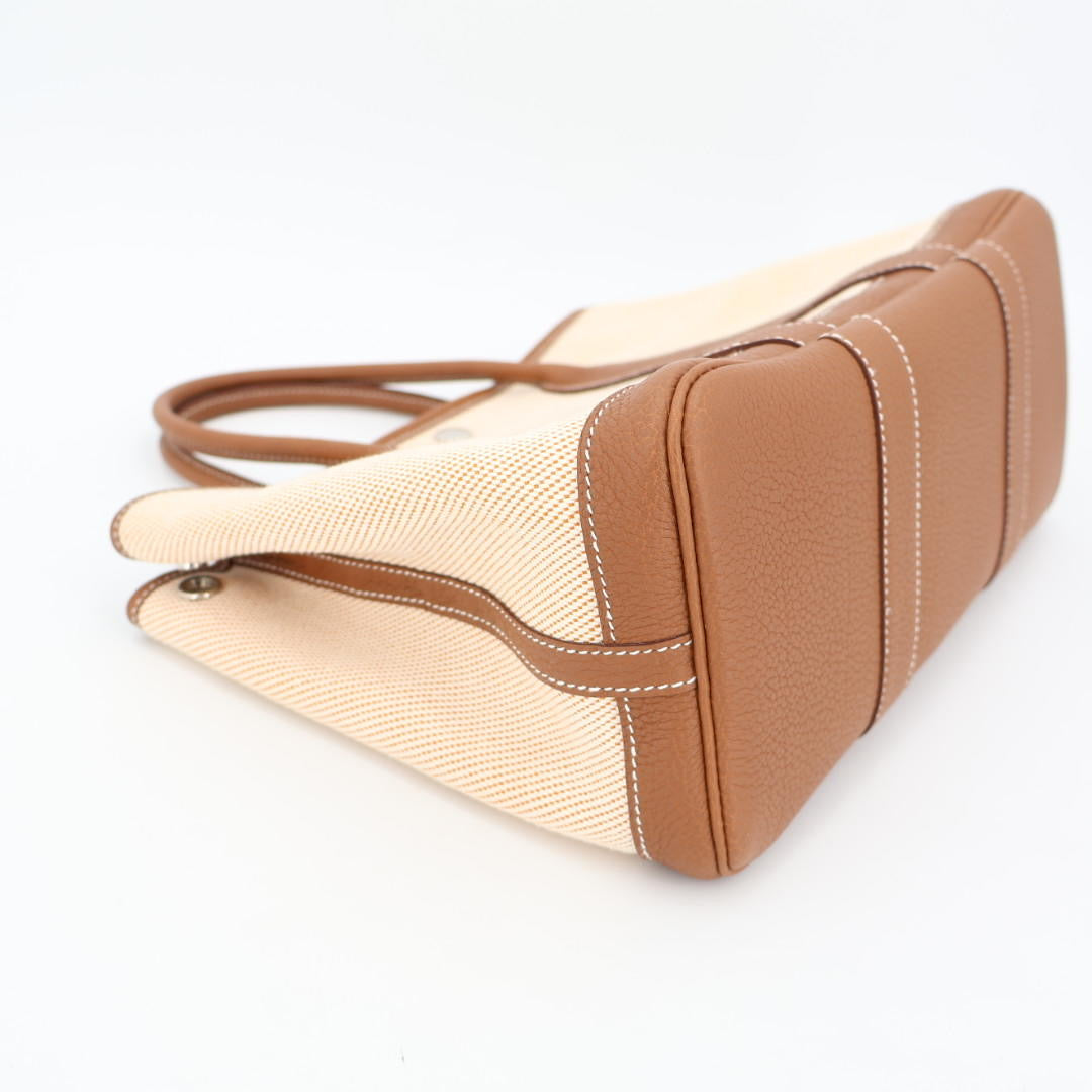 エルメス HERMES トートバッグ ガーデンパーティ PM レザー 美品