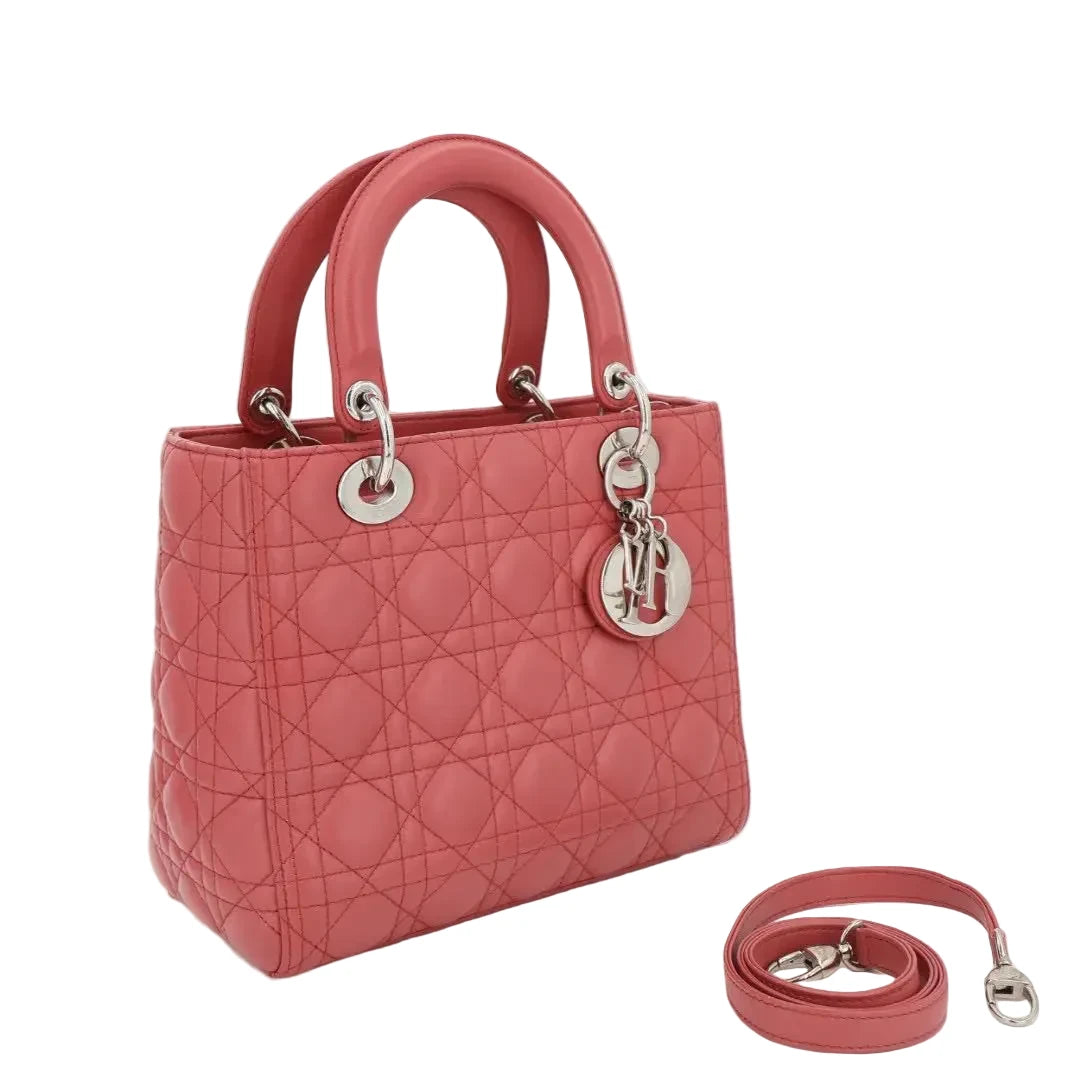 クリスチャンディオール Christian Dior レディディオール カナージュ ハンド ショルダーバッグ