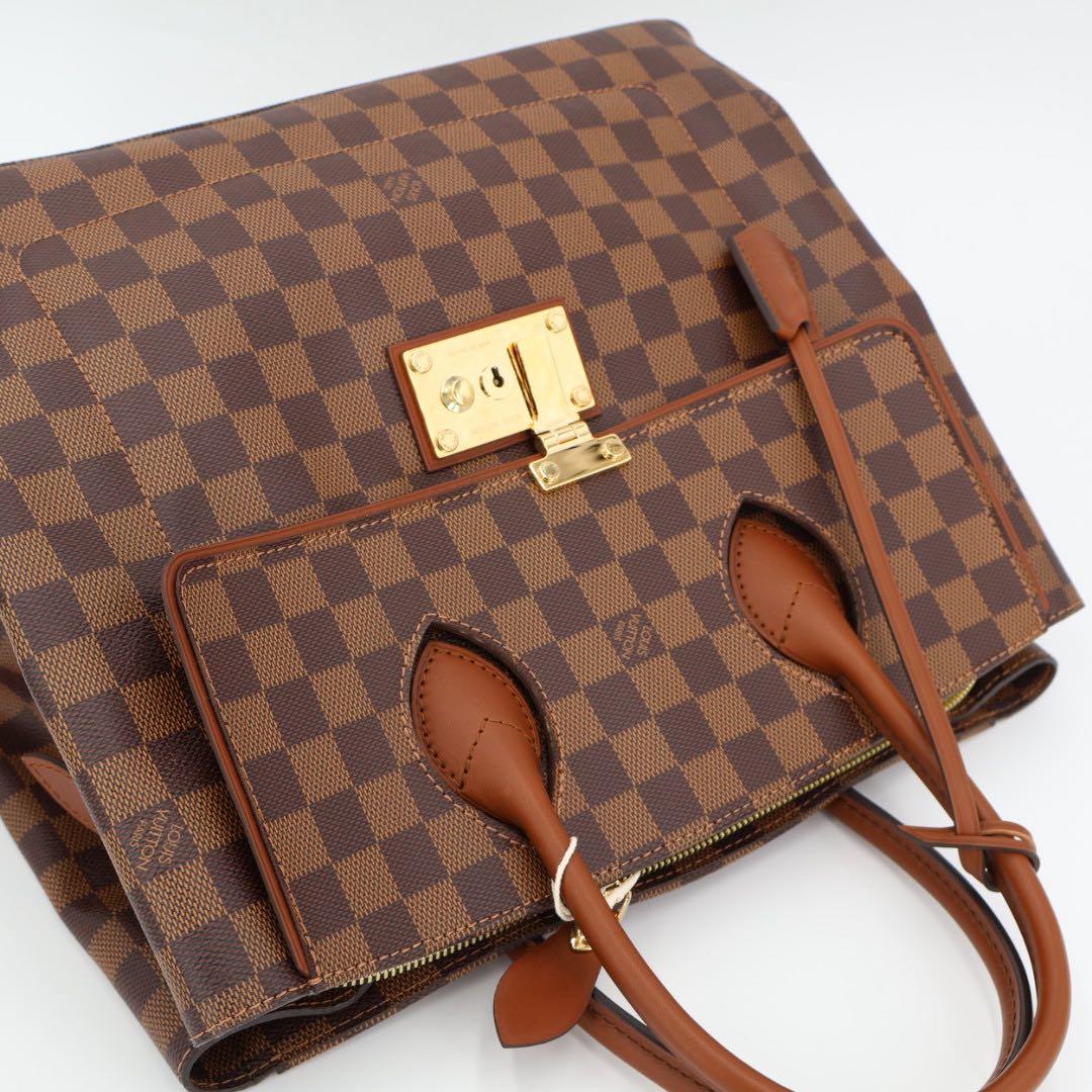 ルイ ヴィトン LOUIS VUITTON アスコットダミエエべヌ トートバッグハンドバッグ　N41273