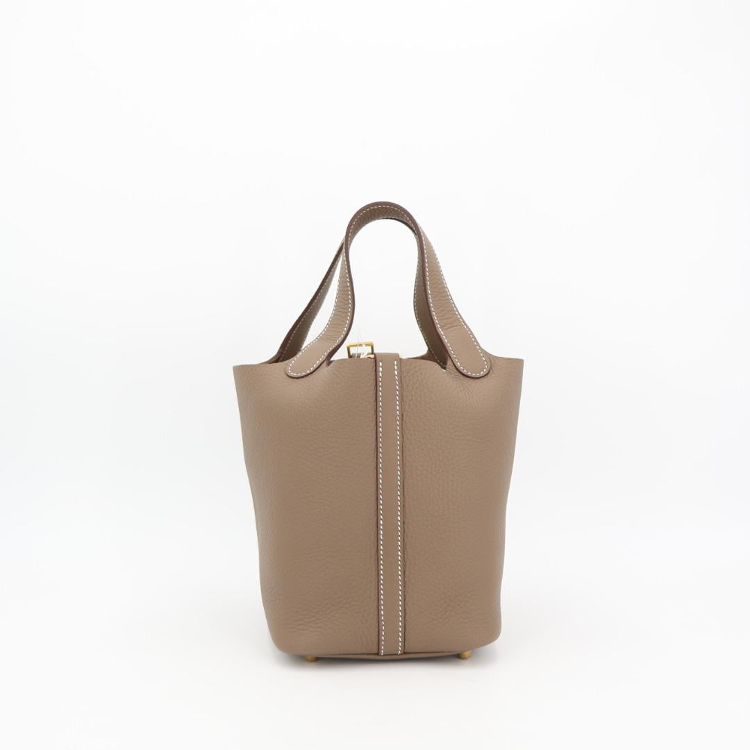 エルメス HERMES ﾋﾟｺﾀﾝﾛｯｸPM ﾄﾘﾖﾝｸﾚﾏﾝｽ G金具 W刻 ｴﾄｩｰﾌﾟ