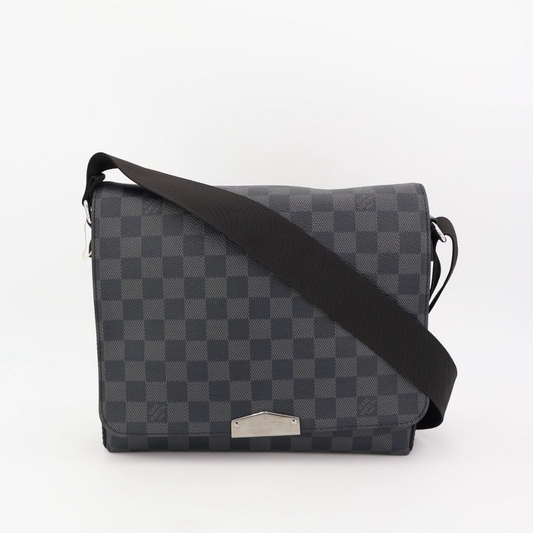 ルイ・ヴィトン LOUIS VUITTON N40349 ダミエ・グラフィット 斜め掛け ディストリクト PM NV2 ショルダーバッグ