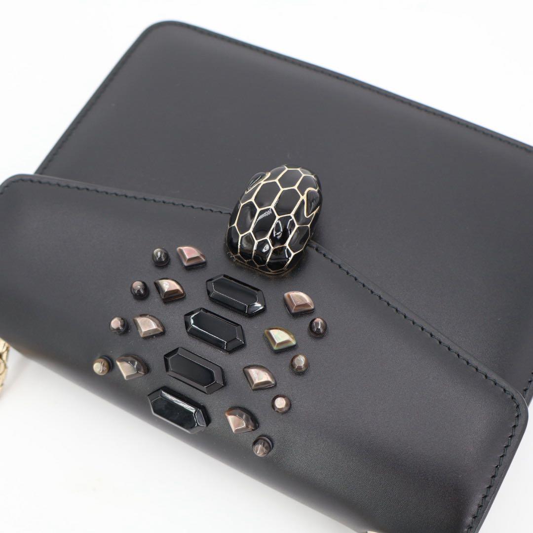 ブルガリ BVLGARI セルペンティ チェーンショルダー ショルダーバッグ 美品
