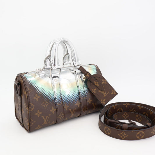 ヴィトン Louis Vuitton M23119 キーポル・バンドリエール25 モノグラム メタリック・ネビュラ 2WAYバッグ