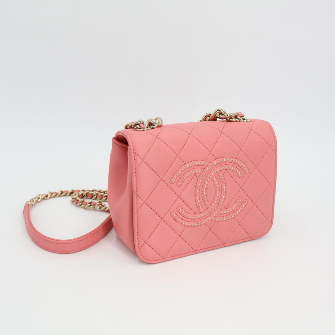 シャネル CHANEL チェーンショルダーバッグ マトラッセ ココマーク