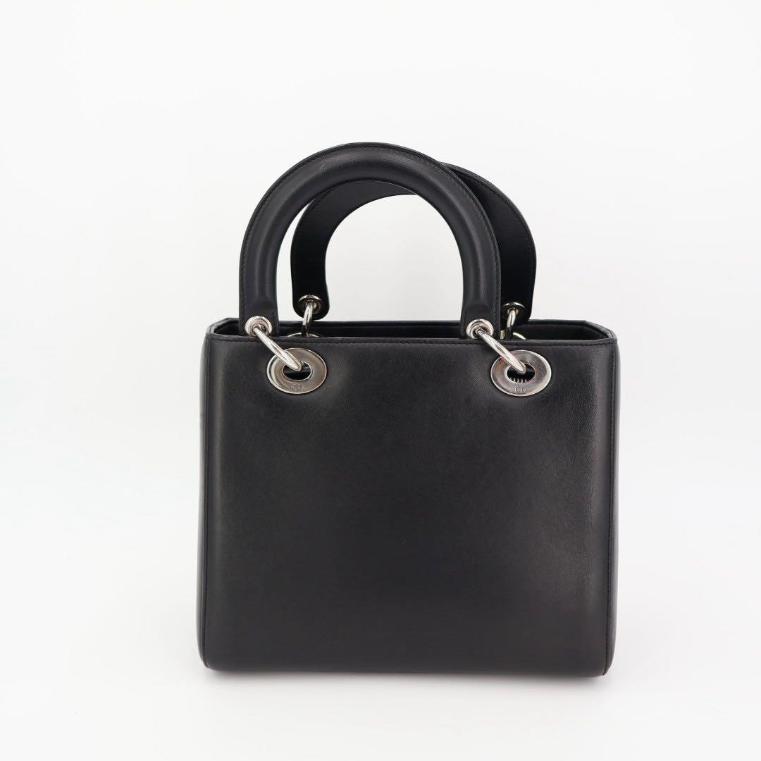 クリスチャンディオール Christian Dior レディディオール レザー 2WAYハンドバッグ ブラック