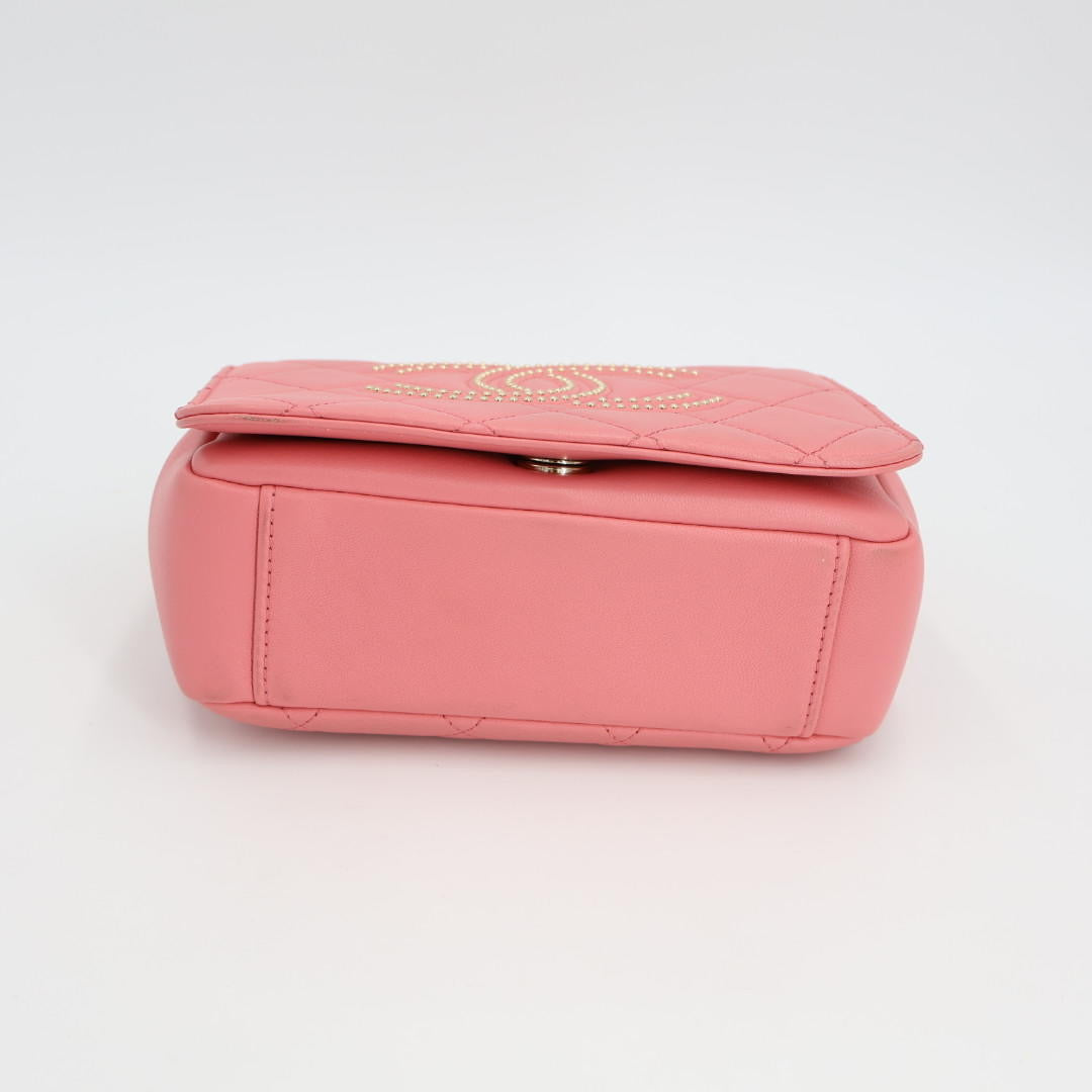 シャネル CHANEL チェーンショルダーバッグ マトラッセ ココマーク