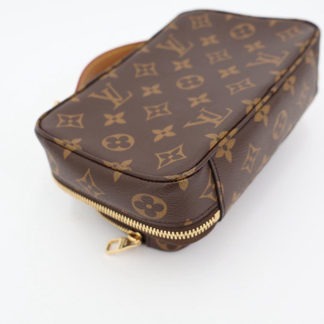 ルイ・ヴィトン LOUIS VUITTON ユーティリティ クロスボディ ショルダーバッグ バッグ PVCコーティングキャンバス レザー モノグラム ブラウン系 M80446