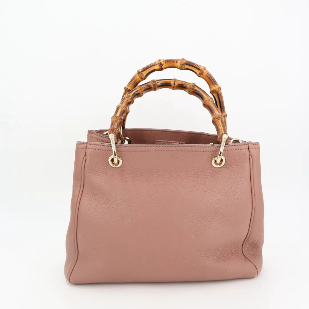 グッチ GUCCI バンブー レザー 2WAYハンドバッグ