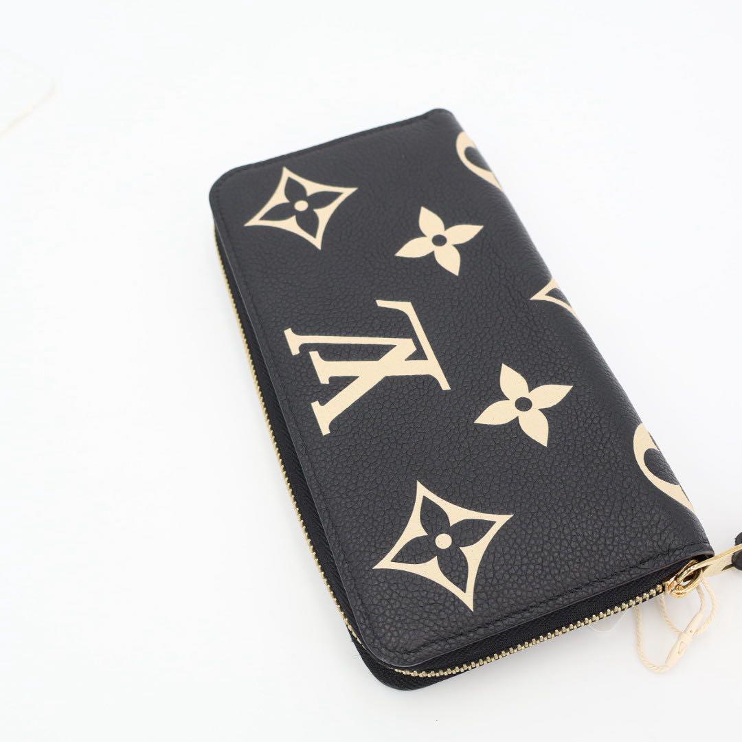 ルイヴィトン LOUIS VUITTON バイカラー モノグラム アンプラント ジッピー ウォレット レデ