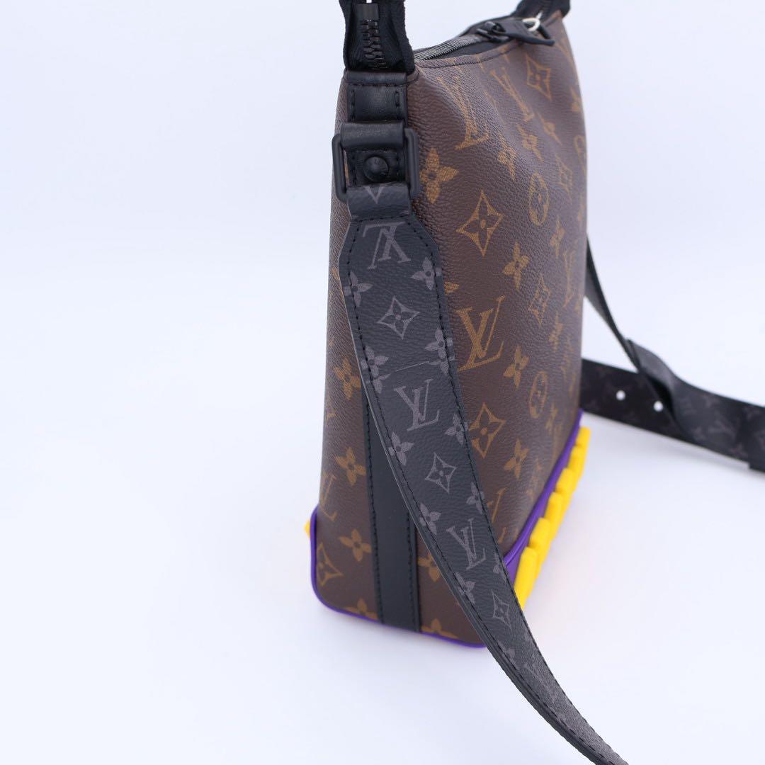 ルイヴィトン LOUIS VUITTON M57966 モノグラムxモノグラム･エクリプスxラバー クルーザー･メッセンジャー バッグ 美品