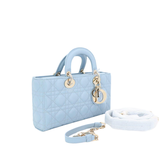 クリスチャンディオール Christian Dior レディディオール カナージュ 2WAY ハンドバッグ 美品