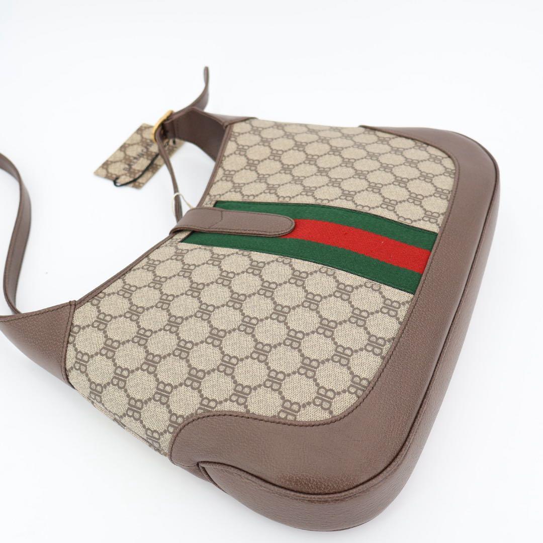 グッチ GUCCI グッチ×バレンシアガ ジャッキー シェリーライン ワンショルダーバッグ 2WAYバッグ 美品