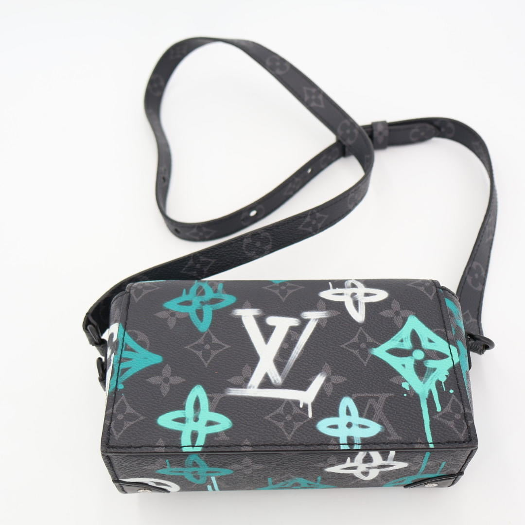 ルイヴィトン LOUIS VUITTON ショルダーバッグ メンズ モノグラムエクリプス グラフィティ スティーマー・ウェアラブルウォレット