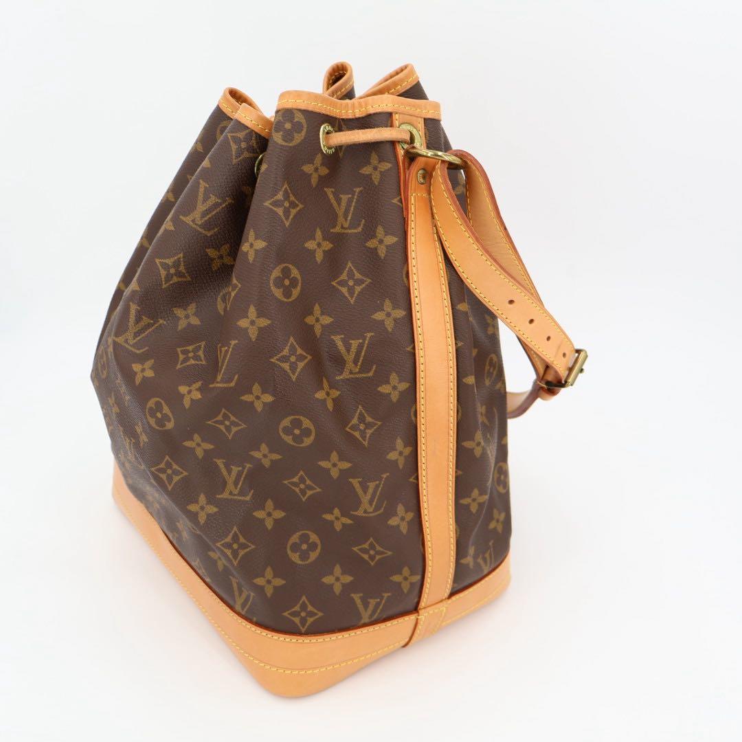 ルイ・ヴィトン LOUIS VUITTON モノグラム ノエ M42224 ブラウン PVC ショルダーバッグ