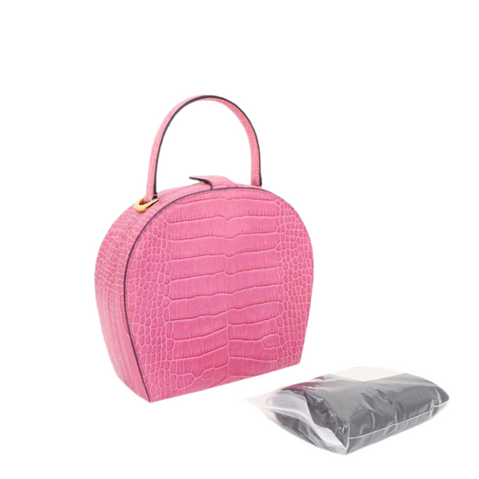セリーヌ CELINE クロコダイル型押し　VITELLO FICELLE　ハンドバッグ　