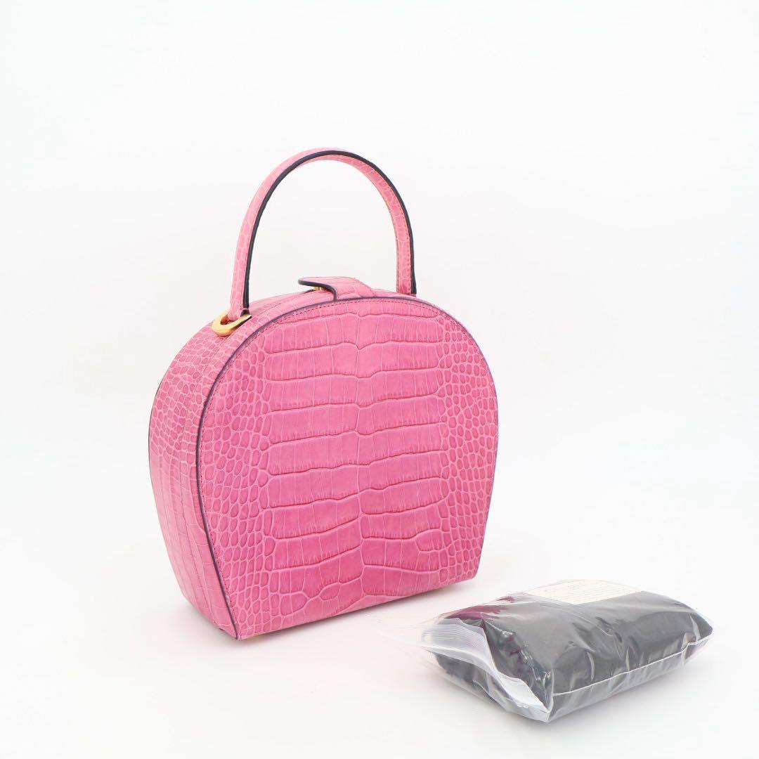セリーヌ CELINE クロコダイル型押し　VITELLO FICELLE　ハンドバッグ　