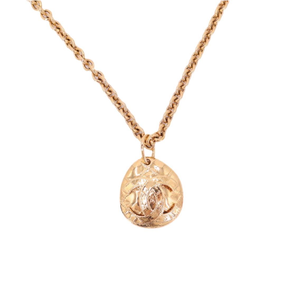 シャネル CHANEL チェーンロングネックレス ココマーク ゴールド アクセサリー 94P ヴィンテージ レディース
