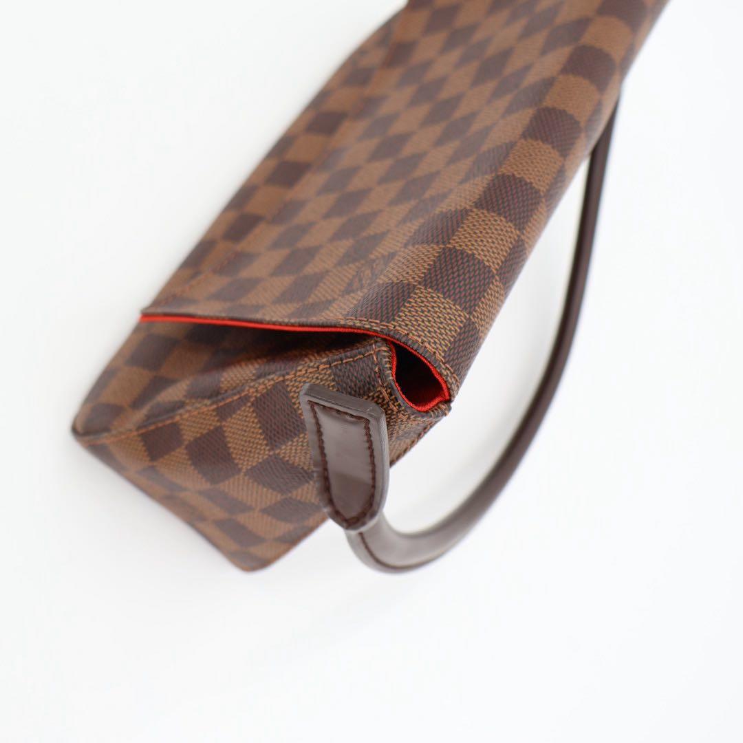 ルイヴィトン LOUIS VUITTON ダミエ・ジェアン ミニルーピング ハンドバッグ N51147