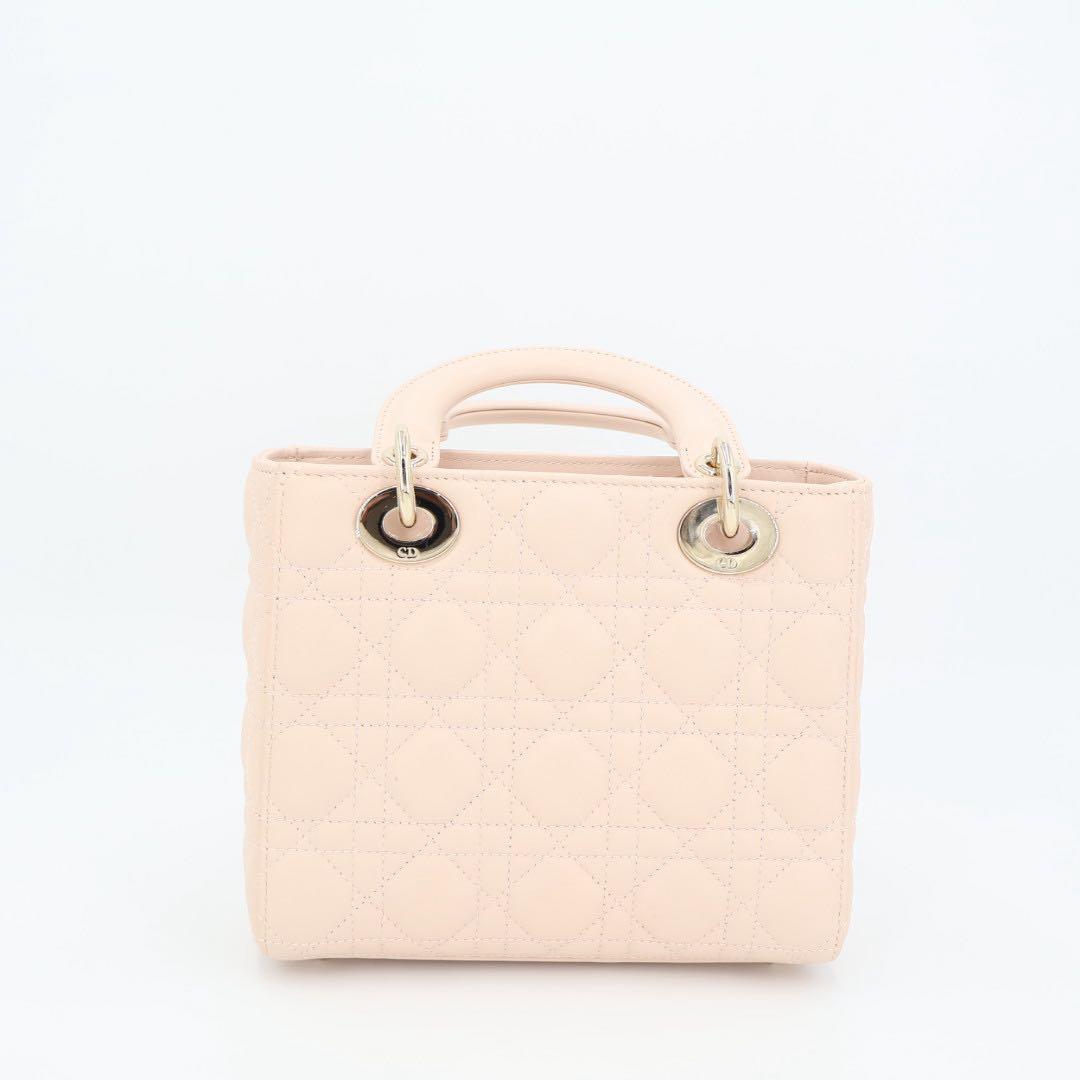 クリスチャンディオール Christian Dior カナージュ レディディオール ハンドバッグ 2WAY ショルダーバッグ 美品