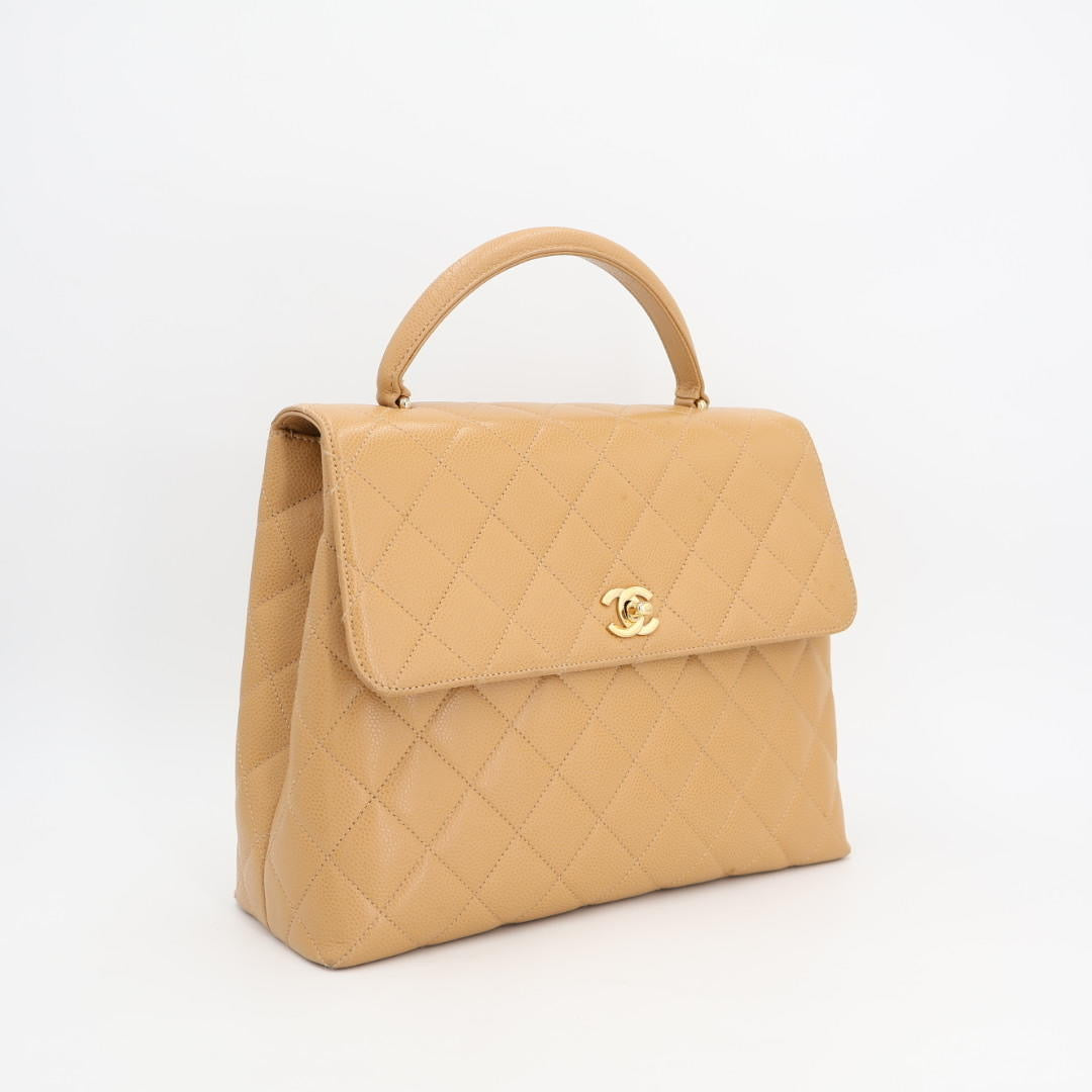シャネル CHANEL マトラッセ ケリー型 トップハンドルバッグ