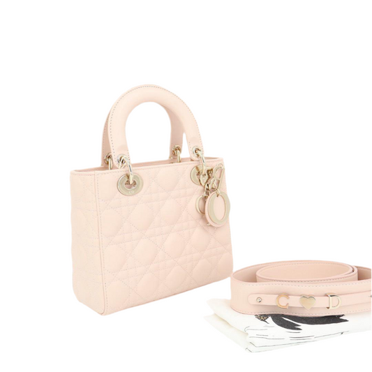 クリスチャンディオール Christian Dior カナージュ レディディオール ハンドバッグ 2WAY ショルダーバッグ 美品