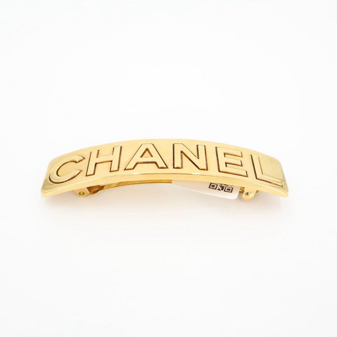 シャネル CHANEL シャネルロゴバレッタ バレッタ メタル