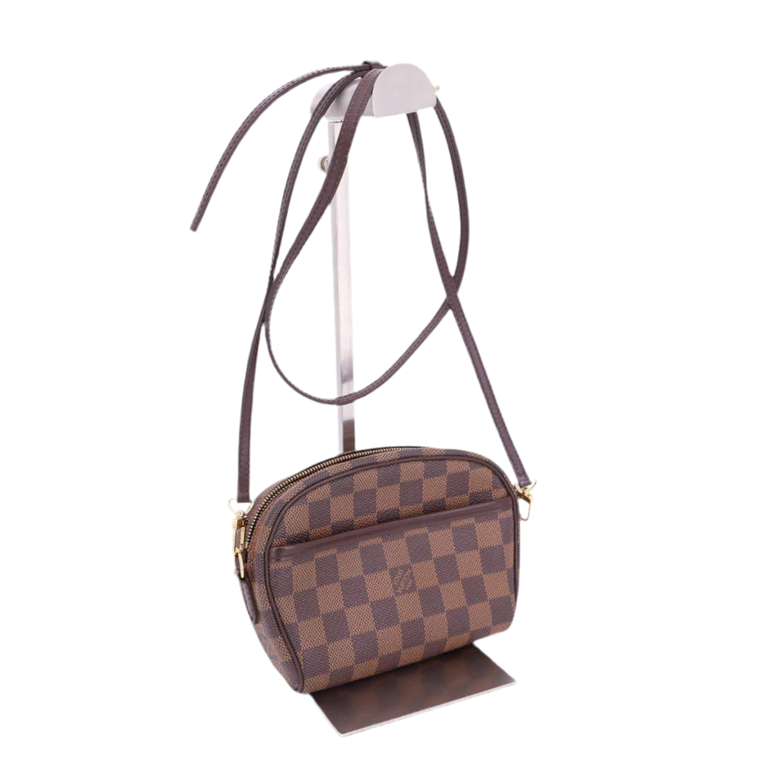 ルイ ヴィトン LOUIS VUITTON N51296 ポシェット イパネマ ダミエ エベヌ ショルダーバッグ ダミエキャンバス レディース