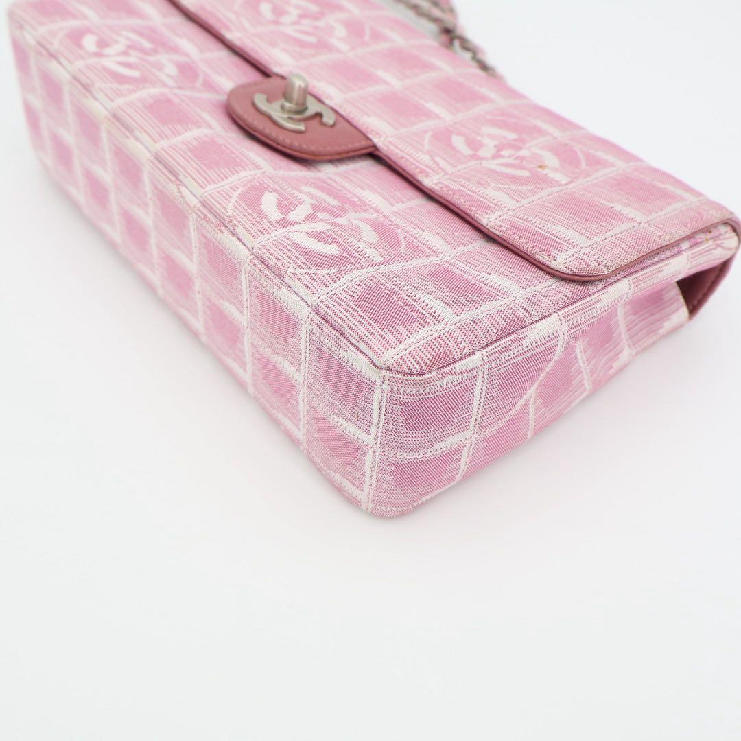 シャネル CHANEL Wチェーンショルダー ニュートラベルライン ショルダーバッグ