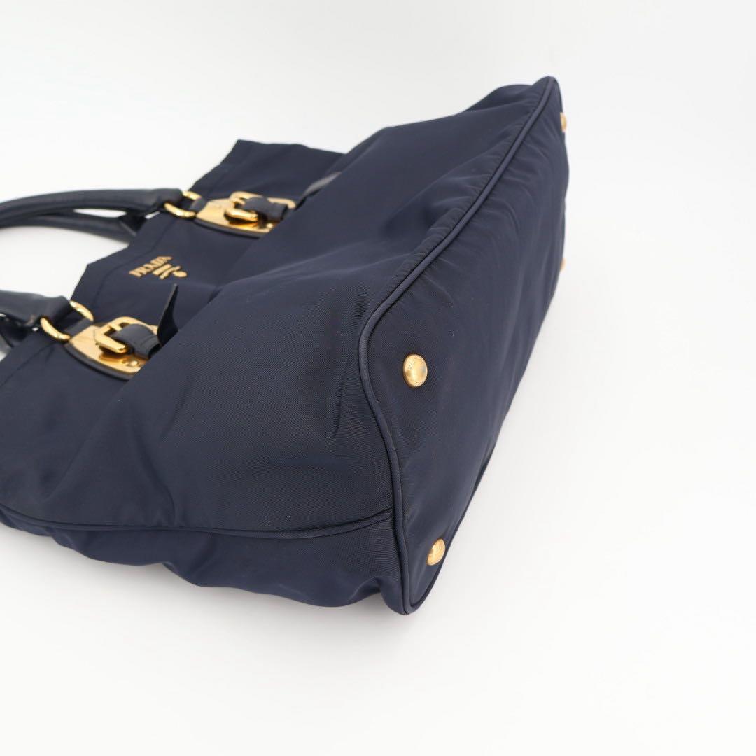 プラダ PRADA テスートナイロン×レザー 2WAY ショルダー ハンドバッグ